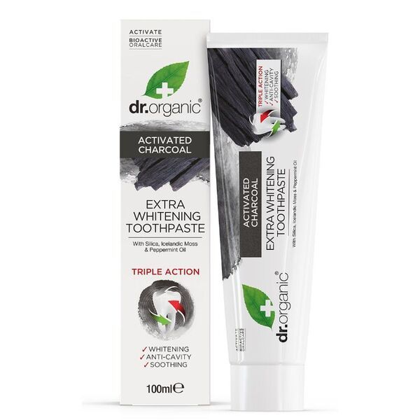 Dr Organic Charcoal Toothpaste 100ml