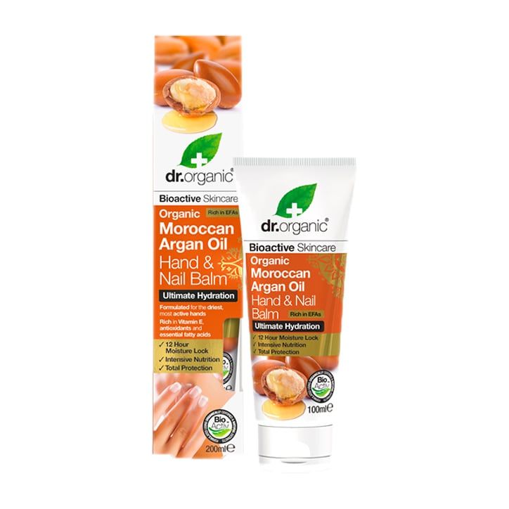 Dr Organic Moroccan Argan Oil Hand &amp;amp; Nail Balm 100ml Default Title