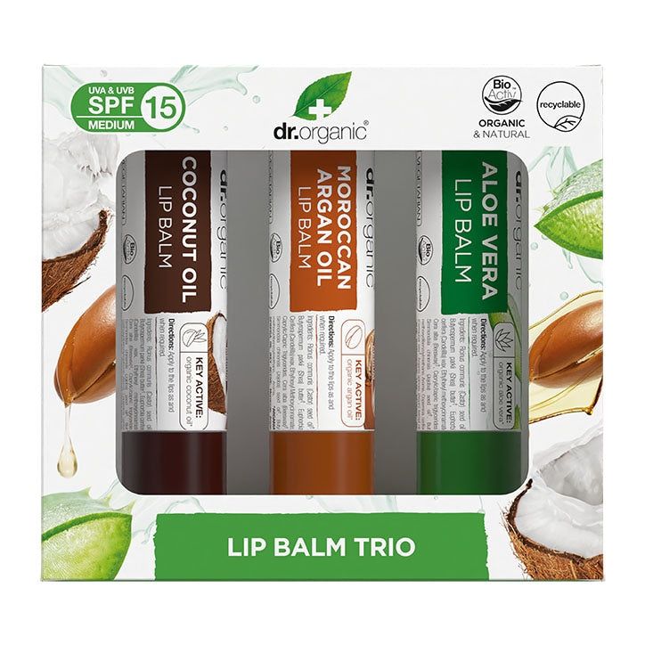 Dr Organic Nourish Me Lip Balm Trio 3 x 5.7ml