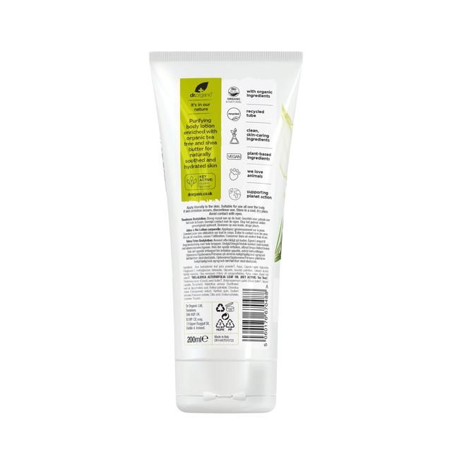 Dr Organic Tea Tree Body Lotion   200ml