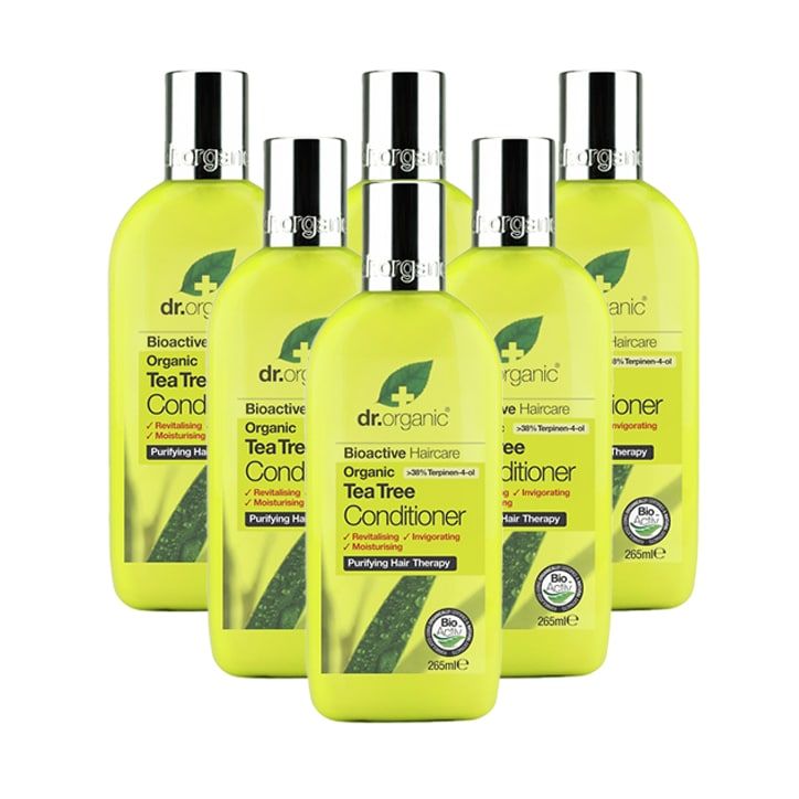 Dr Organic Tea Tree Conditioner Bundle 6 x 265ml