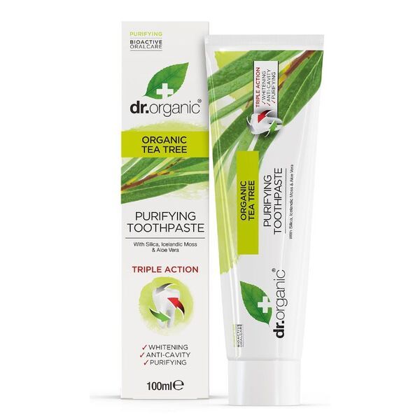 Dr Organic Tea Tree Toothpaste 100ml