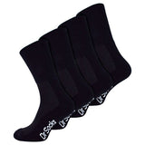 Dr.Socks 4 Pairs Mens Bamboo Diabetic Socks 6-8 UK Black