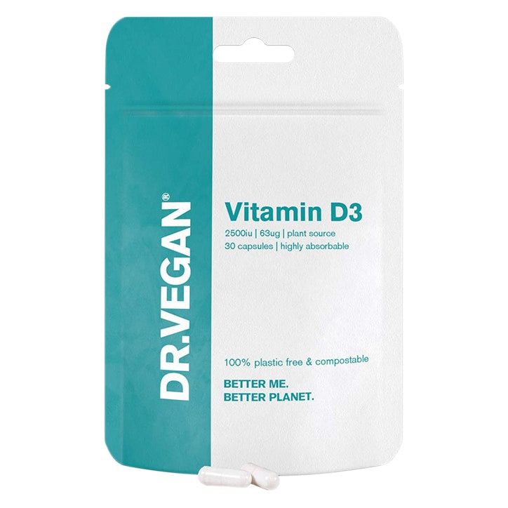 DR.VEGAN Vitamin D3 2500iu 30 Capsules