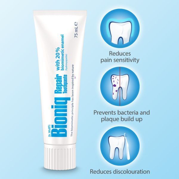 Dr. Wolff's Bioniq Repair Fluoride Free Toothpaste 1x 75ml