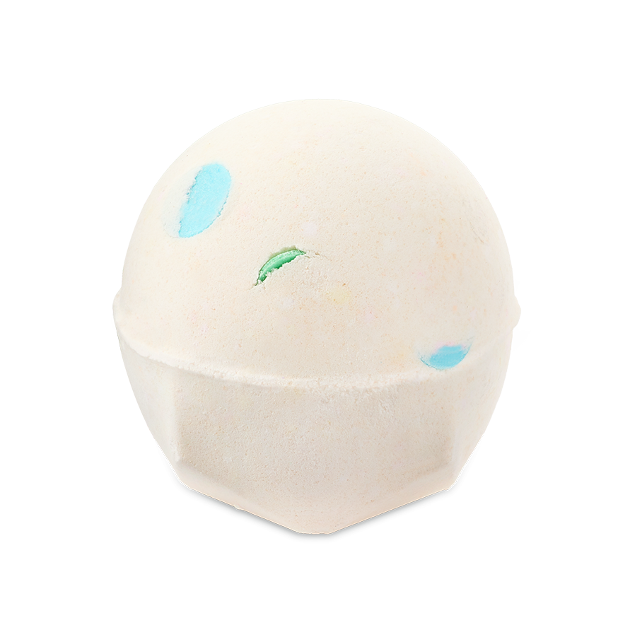 Dragon's Egg bath bomb with popping candy - British product