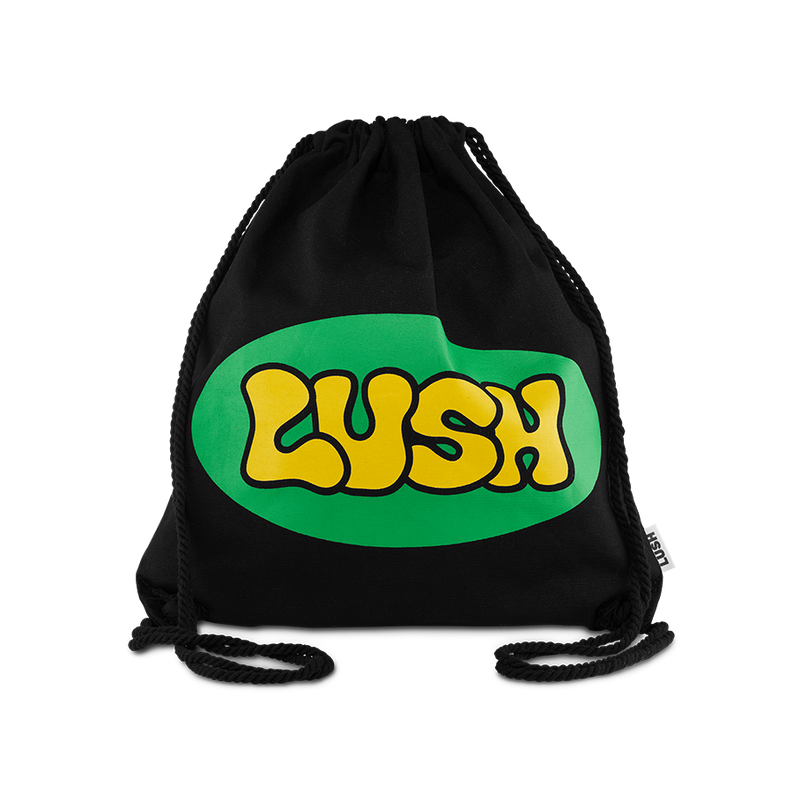 Lush retro Bubble drawstring bag 440mm x 400mm - British product