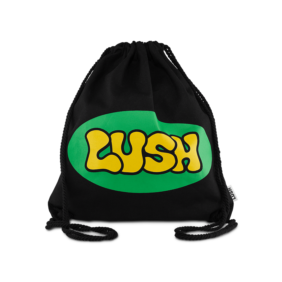 Lush retro Bubble drawstring bag 440mm x 400mm - British product