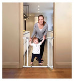 Dreambaby Ava Metal Safety Gate - White ( Fits Gaps 75 - 81cm) Pressure Mounted