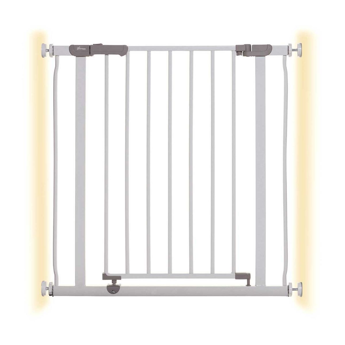 Dreambaby Ava Metal Safety Gate - White ( Fits Gaps 75 - 81cm) Pressure Mounted