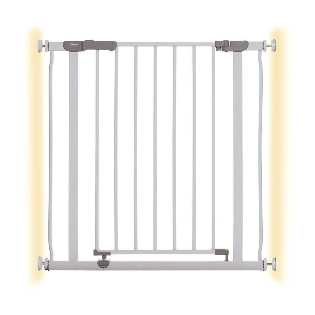 Dreambaby Ava Metal Safety Gate - White ( Fits Gaps 75 - 81cm) Pressure Mounted