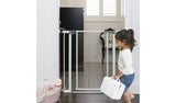 Dreambaby átlátszó panel alacsony lépcsős kapu 76-81 cm-es fehér