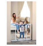 DreamBaby Liberty Xtra Wide Hallway Metal Safety Gate (Fits Gap 99-105.5cm) - White - Pressure Mounted