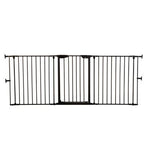DreamBaby Newport 3 - Panel Metal Adapta Barrier/ Gate - Black Metal - Hardware Mounted