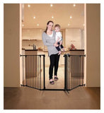 DreamBaby Newport 3 - Panel Metal Adapta Barrier/ Gate - Black Metal - Hardware Mounted