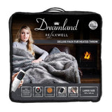 Dreamland Intelliheat Zebra Faux Fur Heated Throw