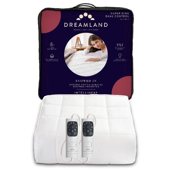 Dreamland Organic Warm Mattress Protector - Super King Dual