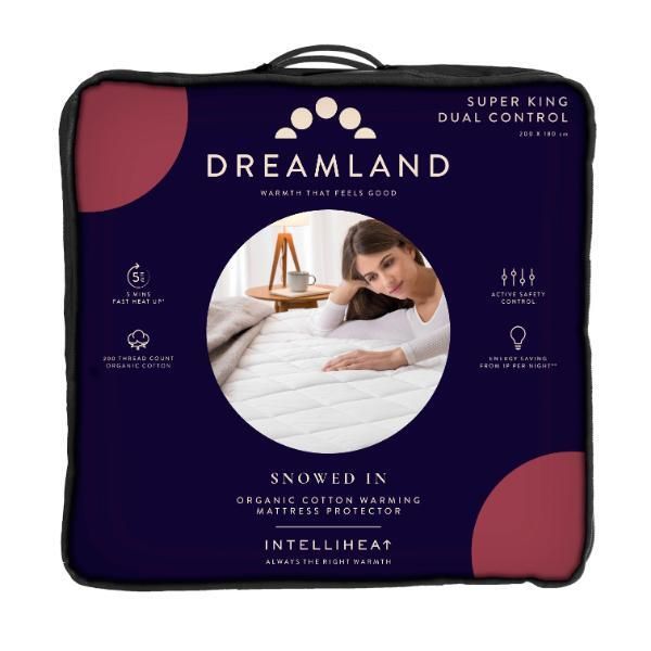 Dreamland Organic Warm Mattress Protector - Super King Dual