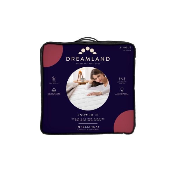 Dreamland Organic Warming Mattress Protector - Single