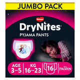 DryNites Pyjama Pants Jumbo, Girl, 3-5years, 16s