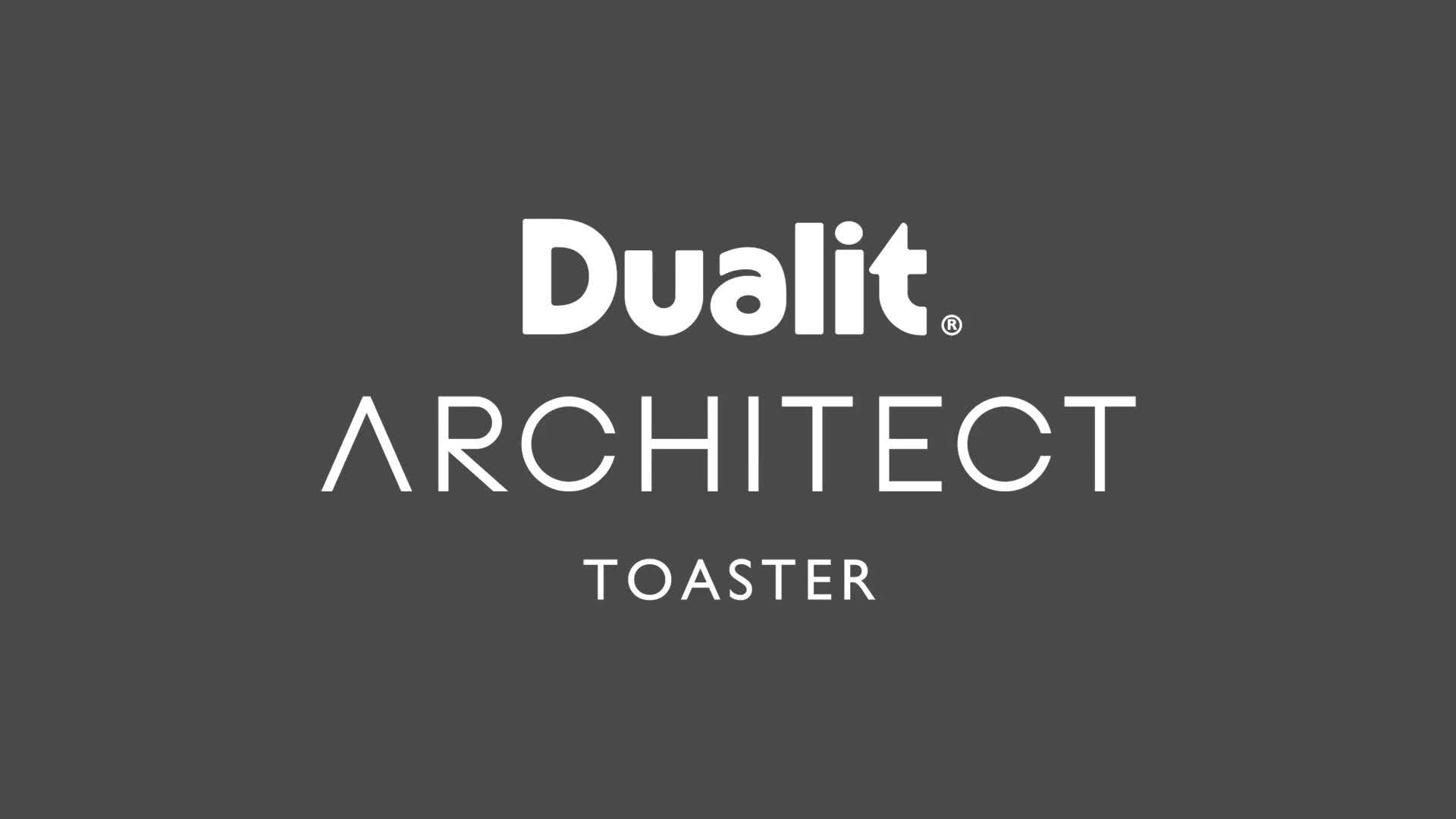 Dualit Architect 4-slice toaster - British product