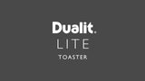 Dualit 4 Slice Lite Toaster in white - British product
