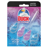 Duck Active Clean Toilet Rimblock Toilet Bowl Cleaner Floral Moon