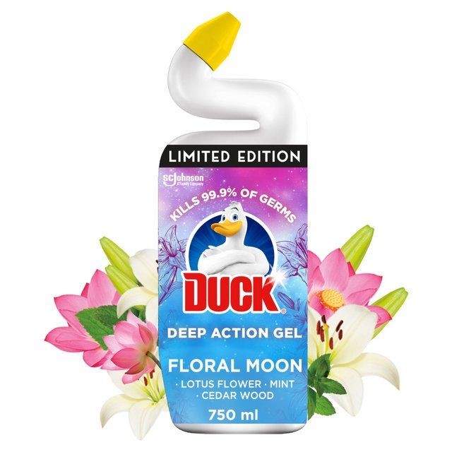 Duck Deep Action Gel Toilet Liquid Cleaner Floral Moon Default Title