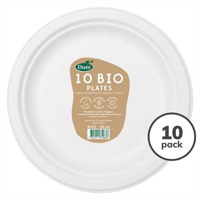 Duni Bagasse Compostable Plates, 22cm