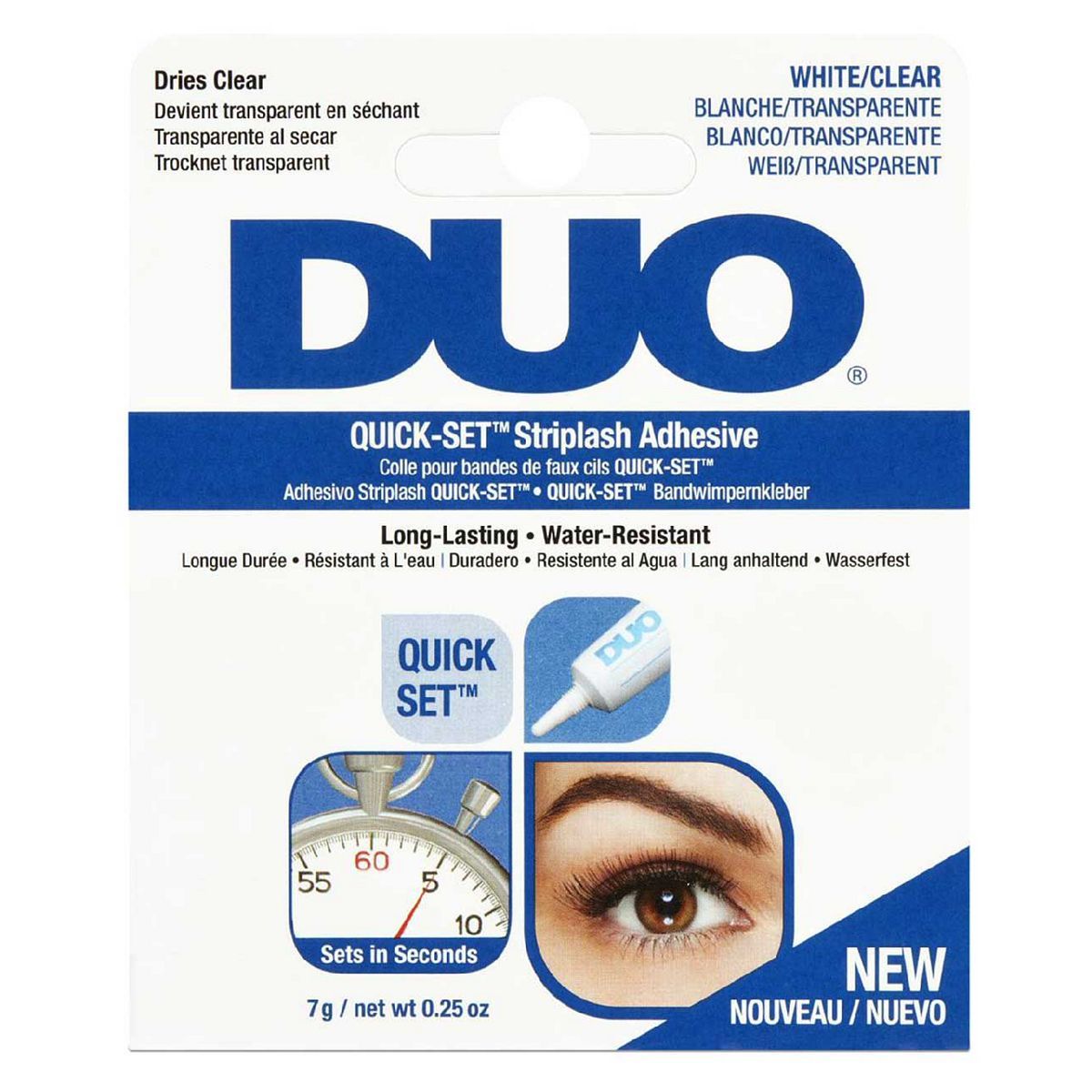 DUO Quick-Set Striplash Adhesive Clear 7g