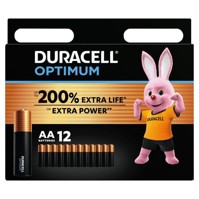 Duracell Optimum AA Batteries   12 per pack