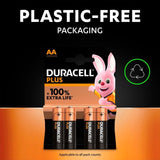 Duracell Plus 100% AA Alkaline Batteries   24 per pack