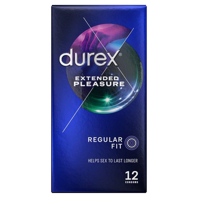 Durex Extended Pleasure Condoms Regular Fit   12 per pack