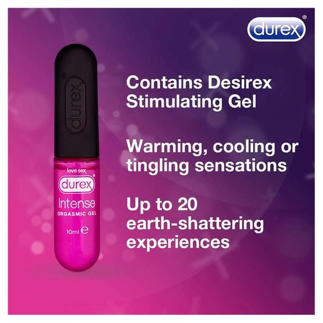 Durex Intense Stimulating Gel Lube Water Based   10ml