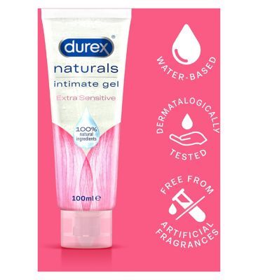 Durex Naturals Extra Sensitive Water Based Lube - 100ml