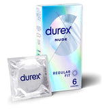 Durex Nude Regular Condoms - 6 Pack