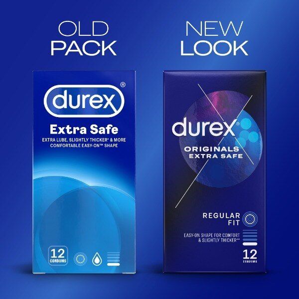 Durex Originals Extra Safe Condoms Regular Fit 12s