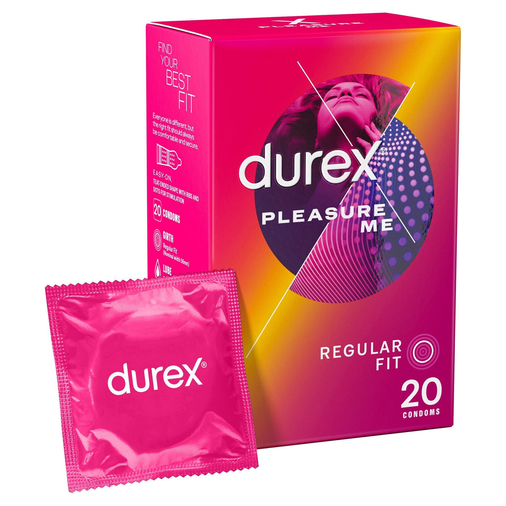 Durex Pleasure Me Ribbed & Dotted Condoms x20