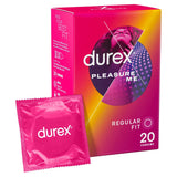 Durex Pleasure Me Ribbed &amp;amp; Dotted Condoms x20