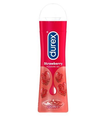 Durex Strawberry Water Based Flavoured Edible Lube - 100ml