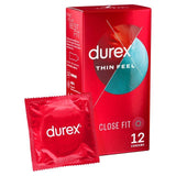 Durex Thin Feel Condoms Enhanced Sensitivity Close Fit   12 per pack