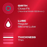 Durex Thin Feel Condoms Enhanced Sensitivity Close Fit 12s
