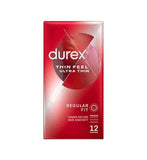 Durex Thin Feel Ultra Thin Condoms - 12 Pack