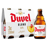 Duvel the Original Belgian Strong Blond Speciality Beer 3 x 330ml