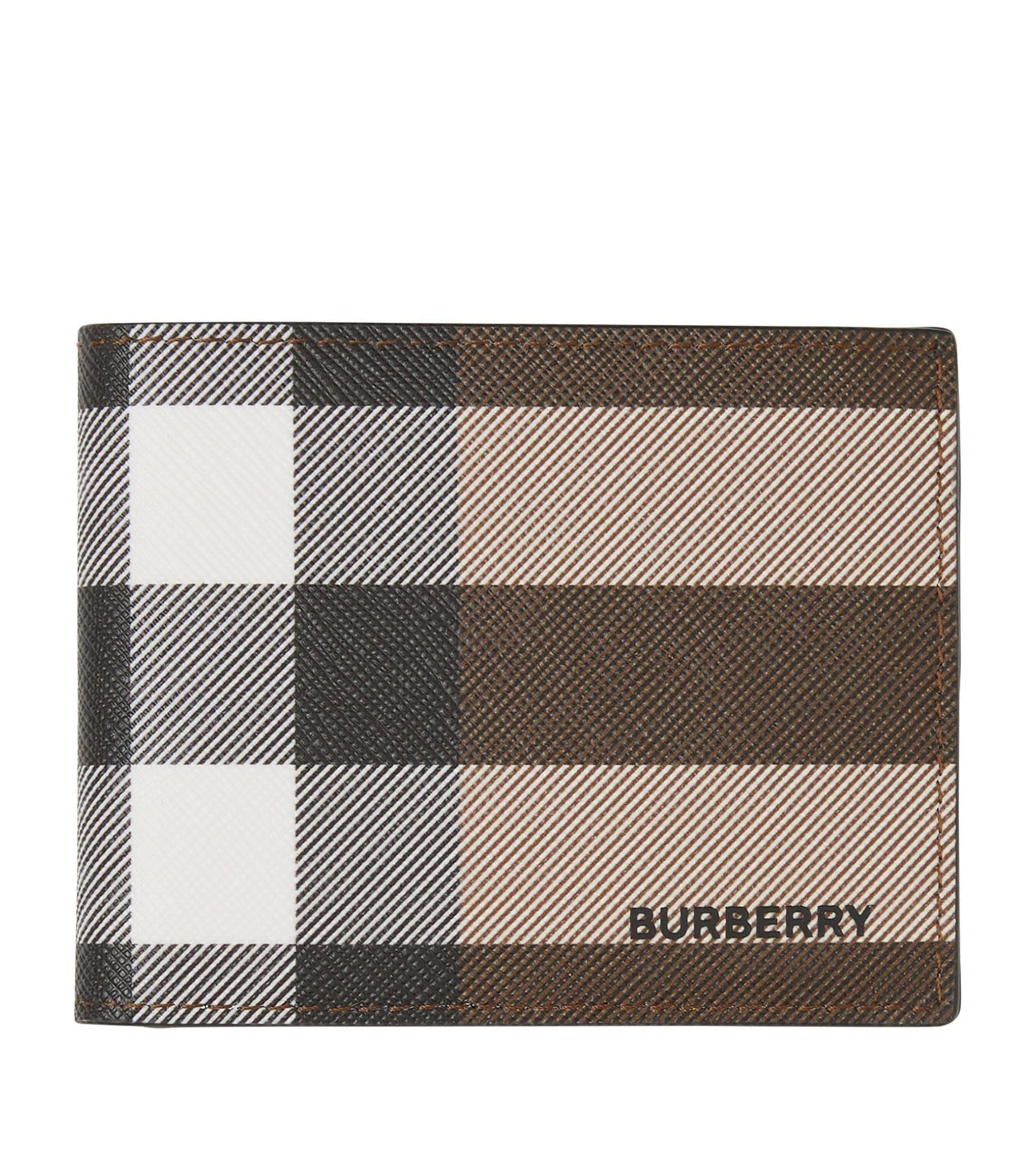 E-Canvas Check Bifold Wallet