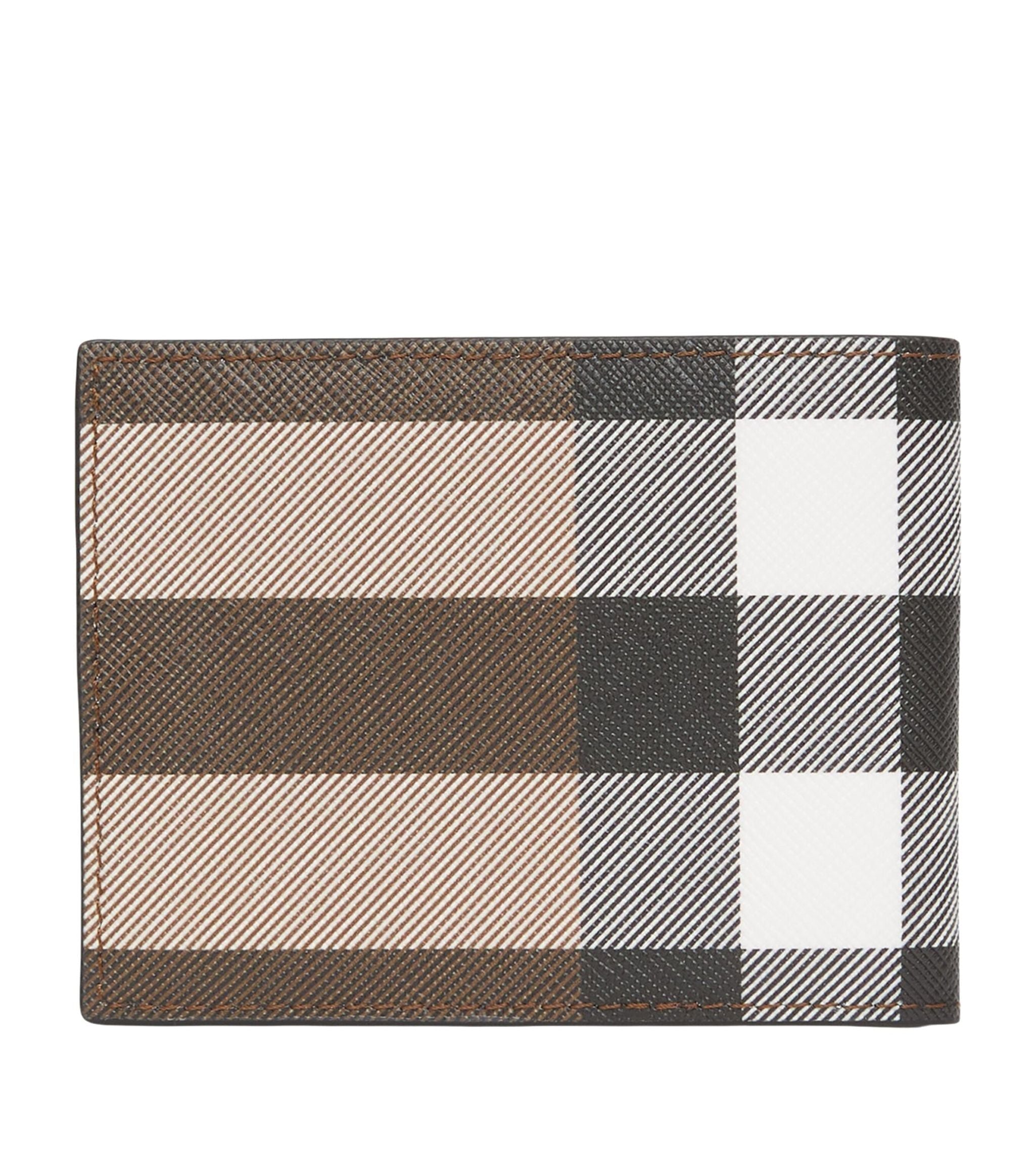 E-Canvas Check Bifold Wallet