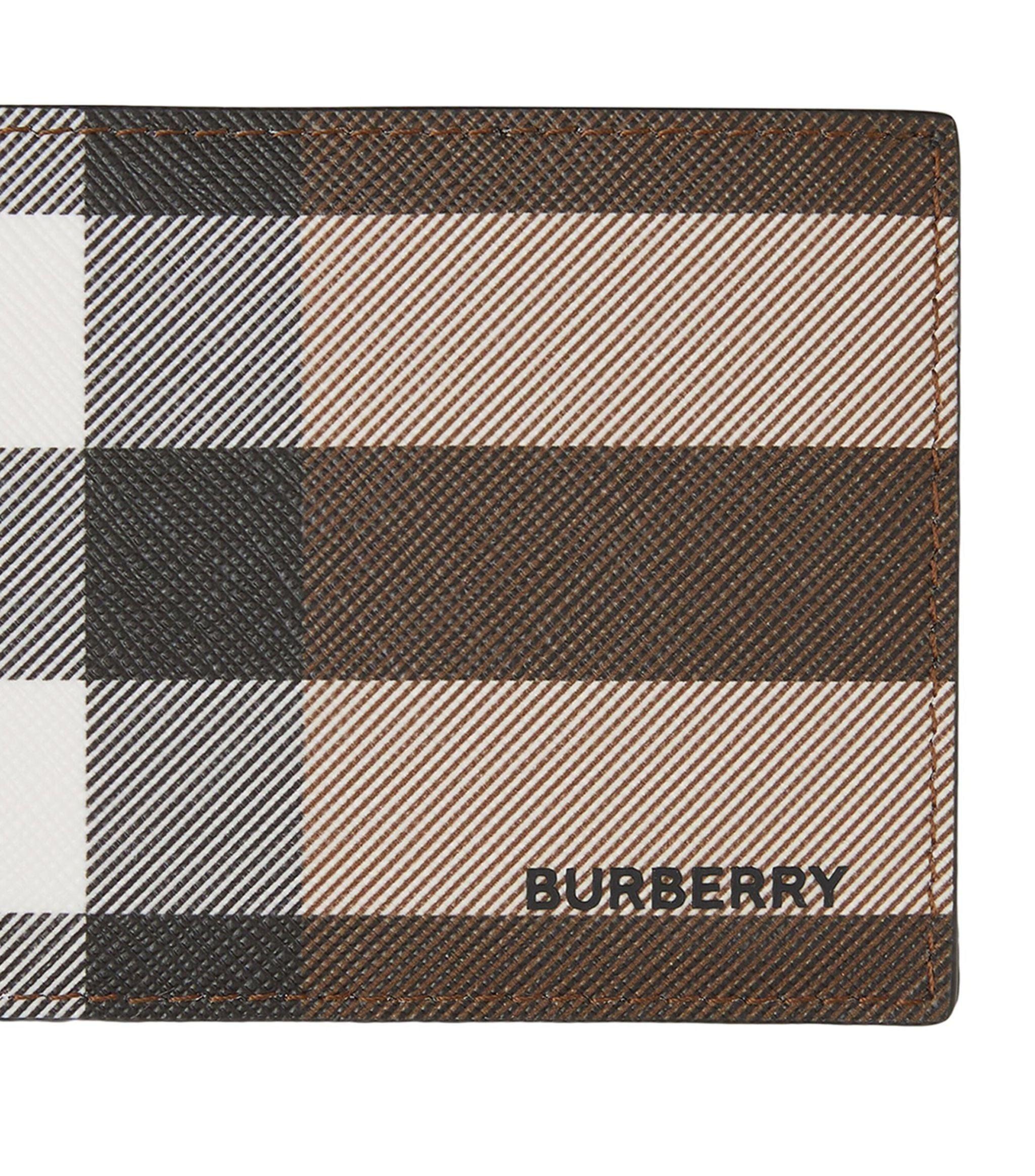 E-Canvas Check Bifold Wallet