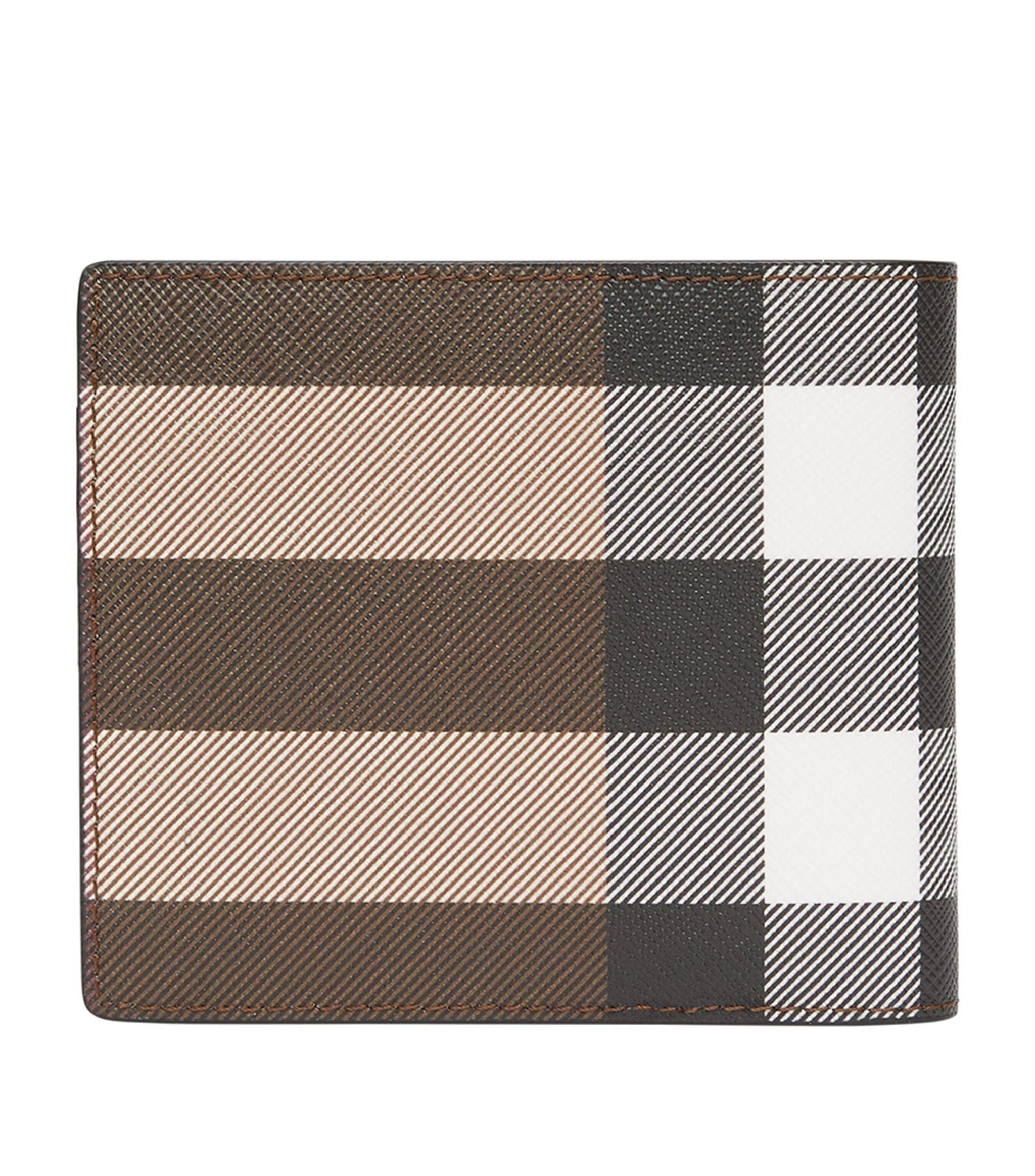 E-Canvas Check Bifold Wallet