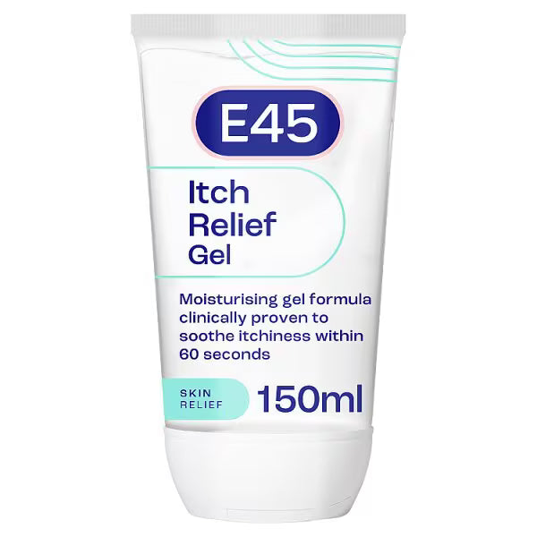 E45 Itch Relief Gel for Dry Skin - British product
