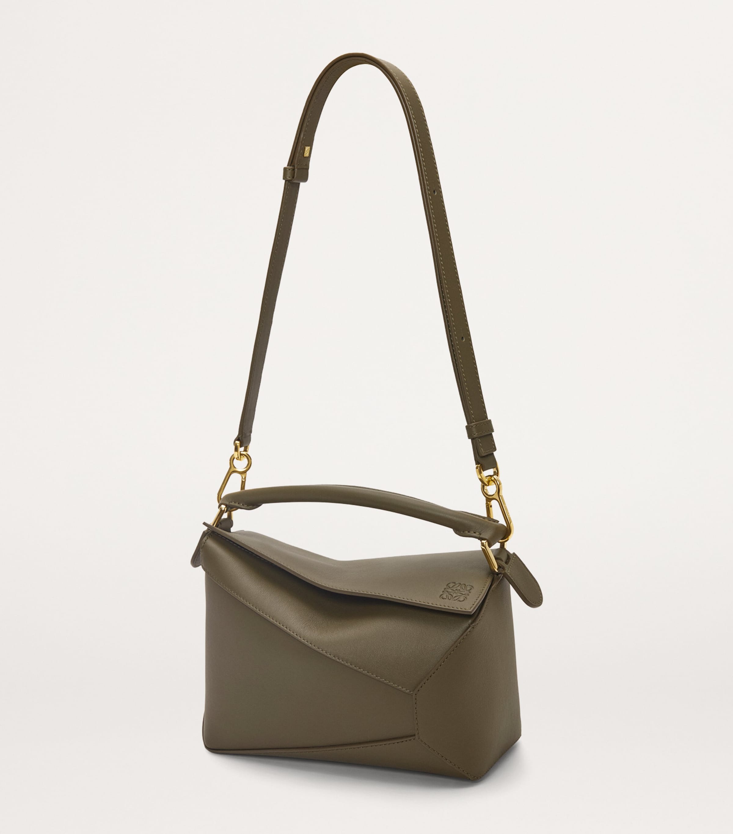 LOEWE Small Leather Puzzle Edge top-handle bag (British brand)